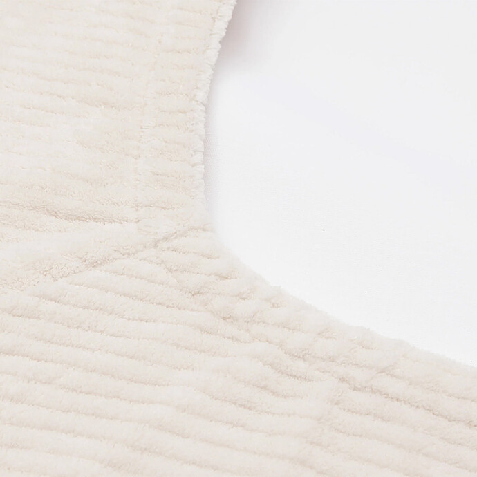 Housse Matelas à Langer Cloudy Rib - Oatmeal pas cher