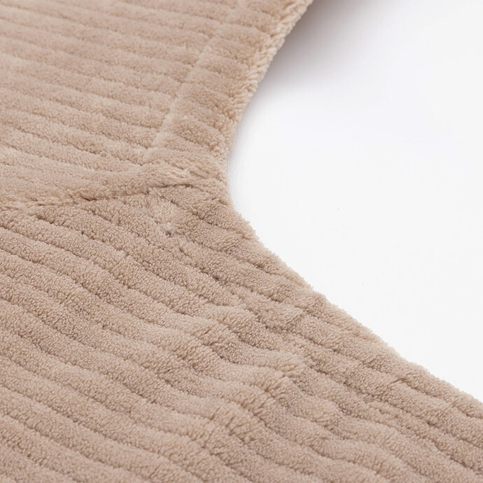 Housse Matelas à Langer Cloudy Rib - Milky Coffee pas cher