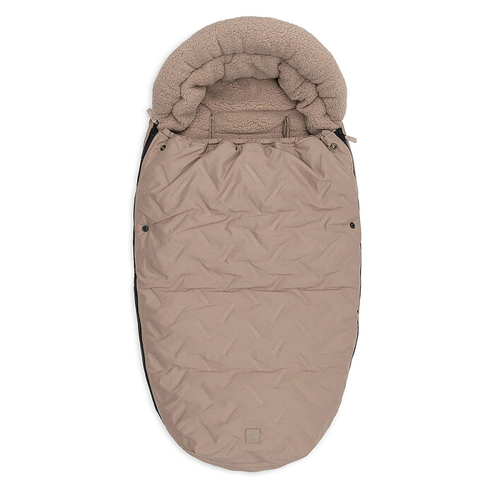 Chancelière Buggy / Stroller Embossed - Milky Coffee Jollein