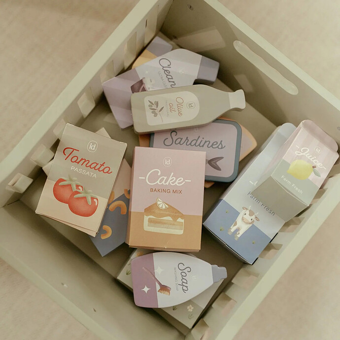 Chariot de Courses en Bois - Vert pas cher