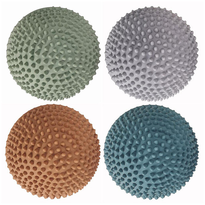 Lot de 4 Pierres Sensorielles - Coucher de Soleil Find That Hippo