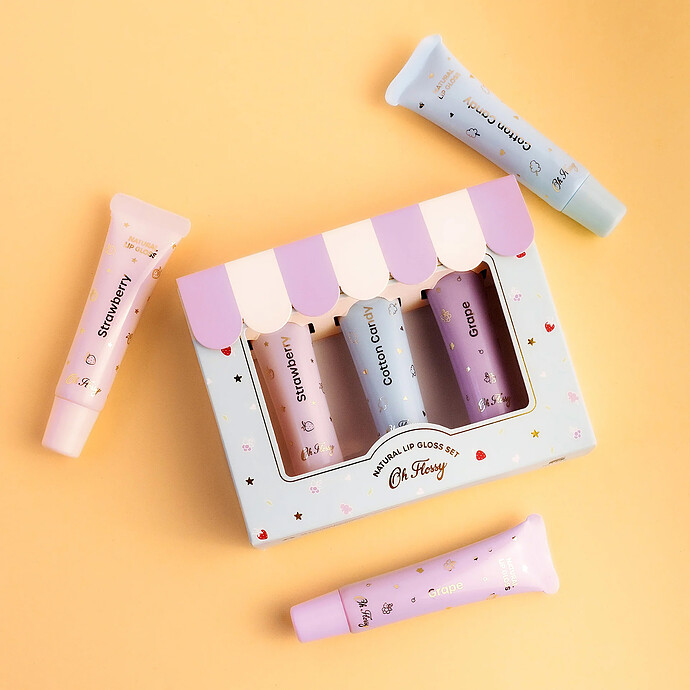 Achat Lot de 3 Lipgloss
