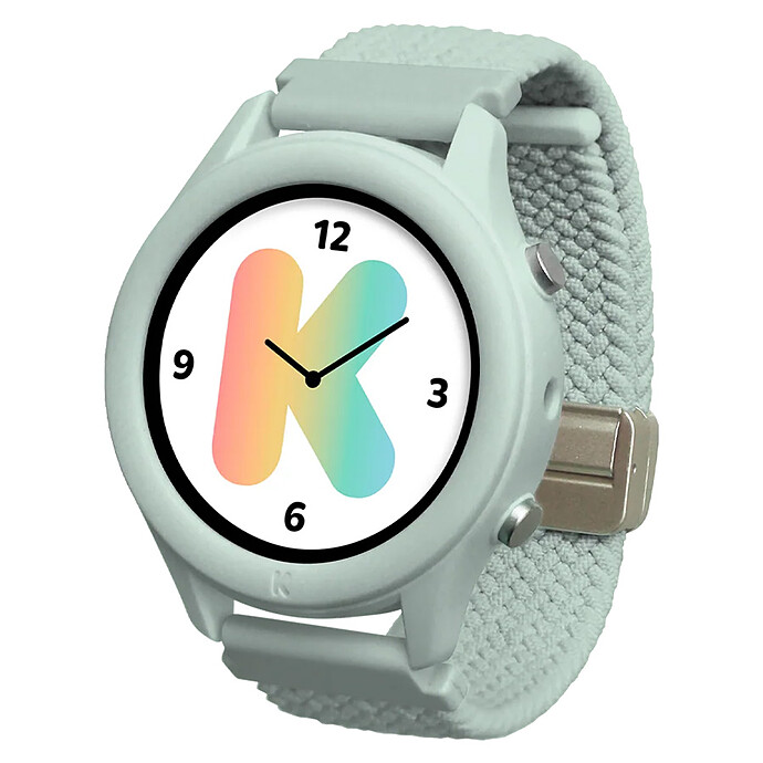 Montre Connectée K-Watch - Vert d'Eau Kidywolf