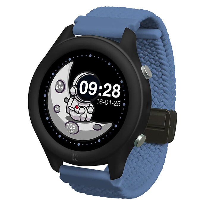 Montre Connectée K-Watch - Bleu Marine Kidywolf