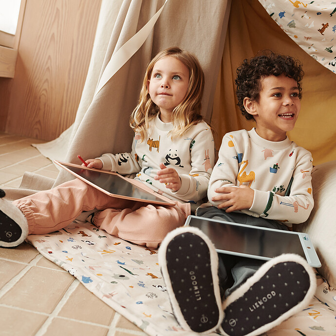 Avis Tablette à Dessin Zora - Croco Dove Blue