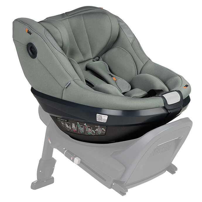 Siège Auto Beyond² 360 Groupe 0+/1/2 i-Size - Meadow Green Soft Breeze BeSafe