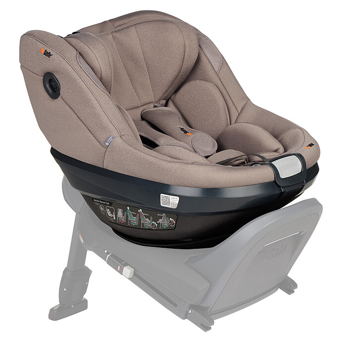 Siège Auto Beyond² 360 Groupe 0+/1/2 i-Size - Dark Sand Soft Breeze BeSafe