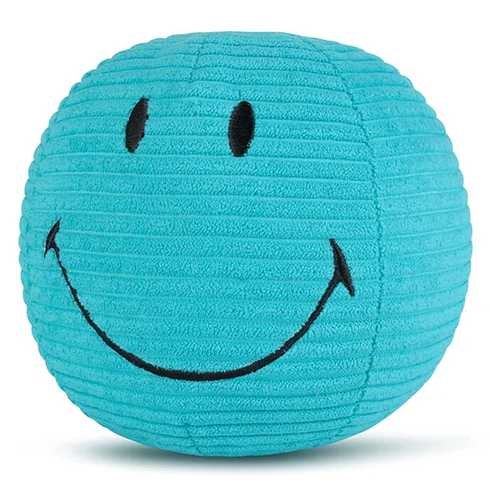 Smiley Velours Côtelé Turuoise - Petit Bon Ton Toys
