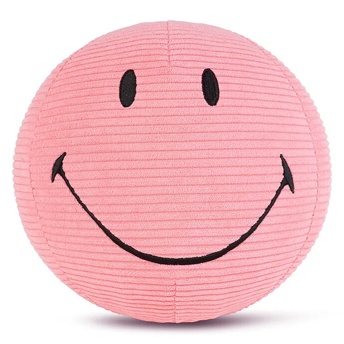 Smiley Velours Côtelé Rose - Moyen Bon Ton Toys