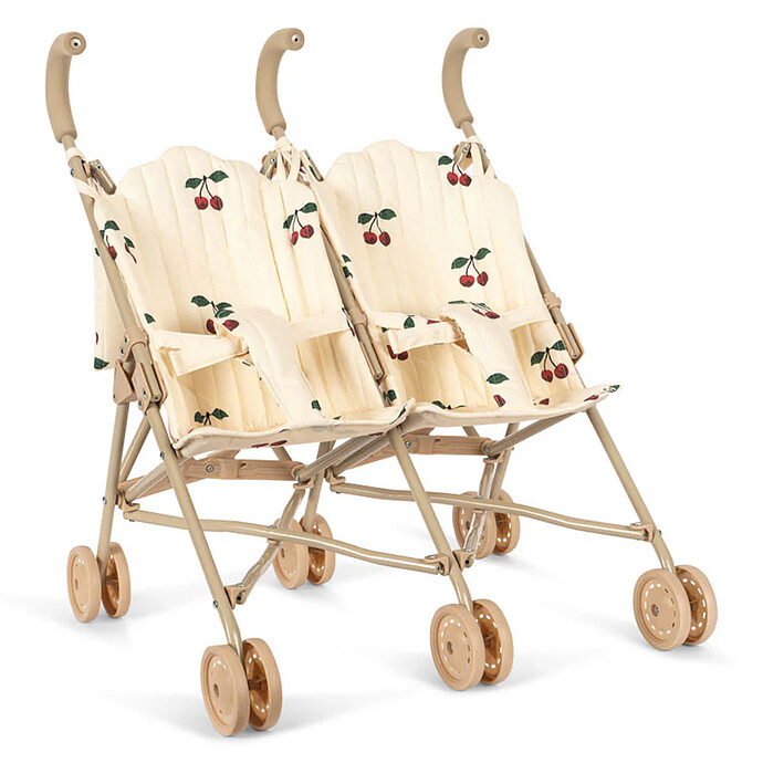 Poussette Double pour Poupées - Ma Grande Cerise Konges Sløjd