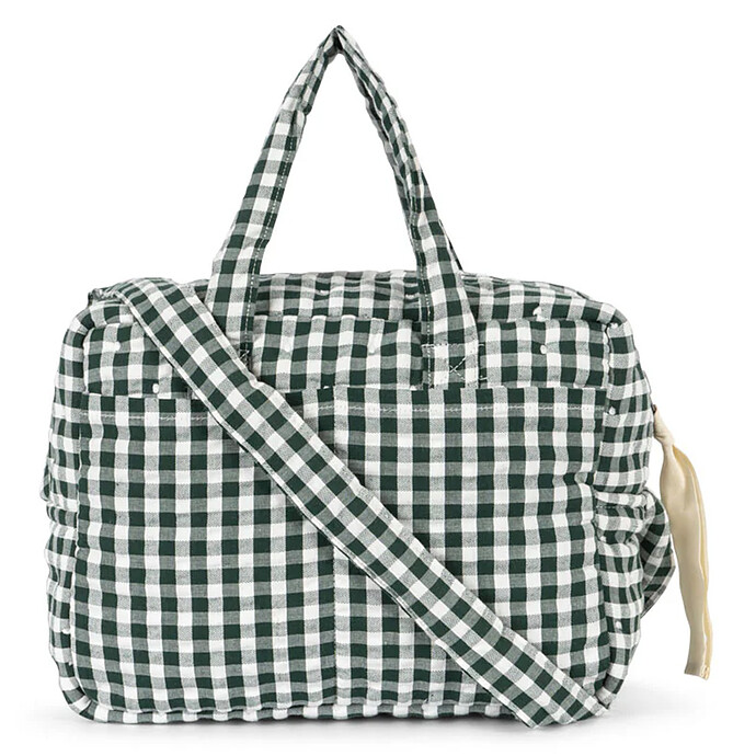 Sac à Langer pour Poupée - Green Check Konges Sløjd