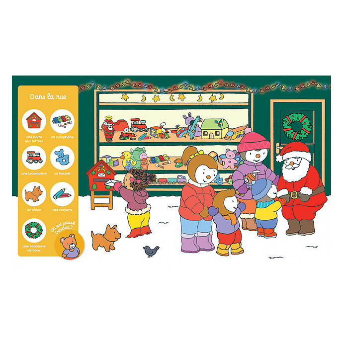 T'choupi Cherche et Trouve Noël Nathan Editions