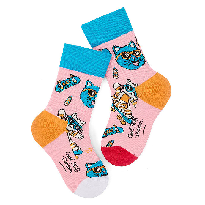 Lot de 3 Paires de Chaussettes Cats - 22/24 Hello Hossy