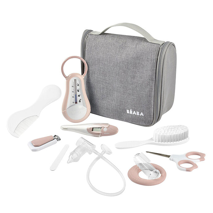 Trousse de Toilette Nomade 10 Accessoires - Old Pink BÉABA