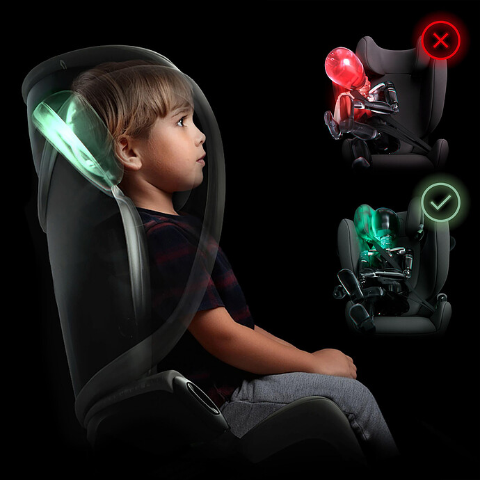 Siège Auto Pallas G3 Plus i-Size Groupe 1/2/3 - Moon Black pas cher