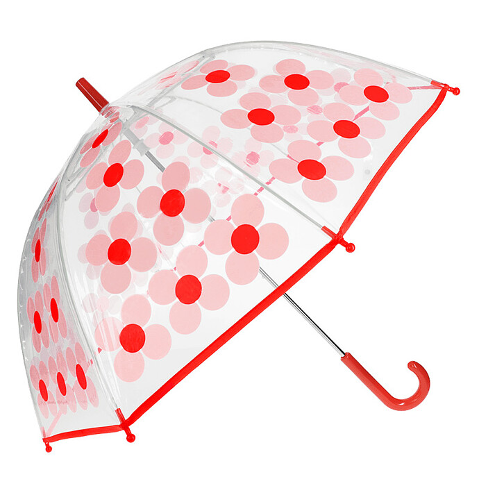 Parapluie Transparent - Pink Daisy Rex London