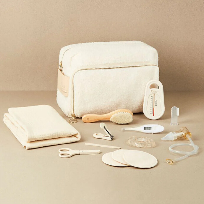 Trousse de Toilette x Babyatoutprix - Curl White Babymoov