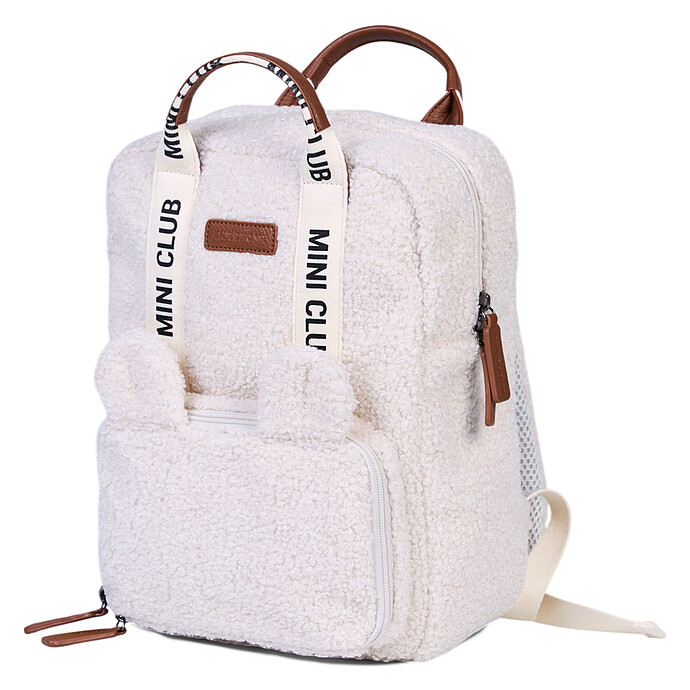 Sac à Dos Mini Club Signature Teddy - Off White Childhome
