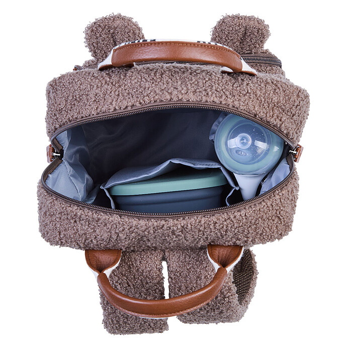 Sac à Dos Mini Club Signature Teddy - Soft Brown pas cher