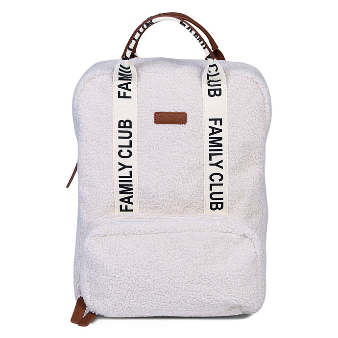 Sac à Dos à Langer Family Club Signature Teddy - Off White Childhome