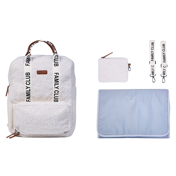 Achat Sac à Dos à Langer Family Club Signature Teddy - Off White