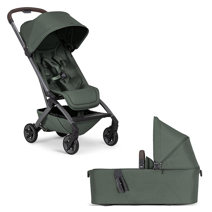 Pack Naissance Poussette Aer² + Nacelle Aer² - Forest Green Joolz