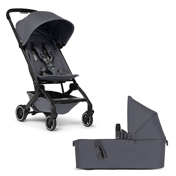 Pack Naissance Poussette Aer² + Nacelle Aer² - Stone Grey Joolz