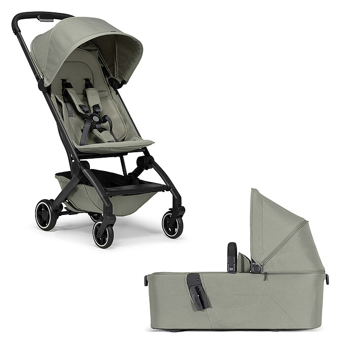 Pack Naissance Poussette Aer² + Nacelle Aer² - Sage Green Joolz