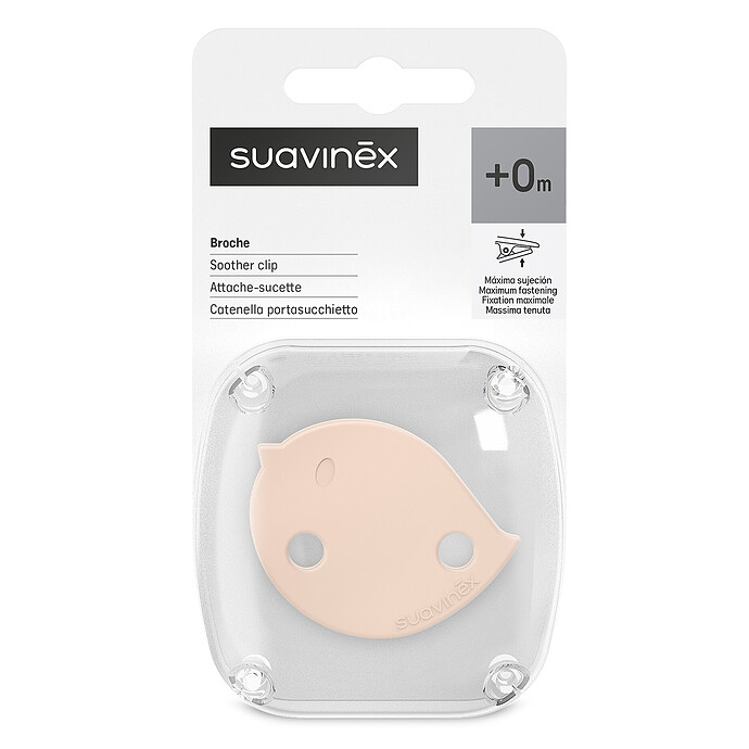Attache Sucette Chaîne Birdies - Rose Suavinex
