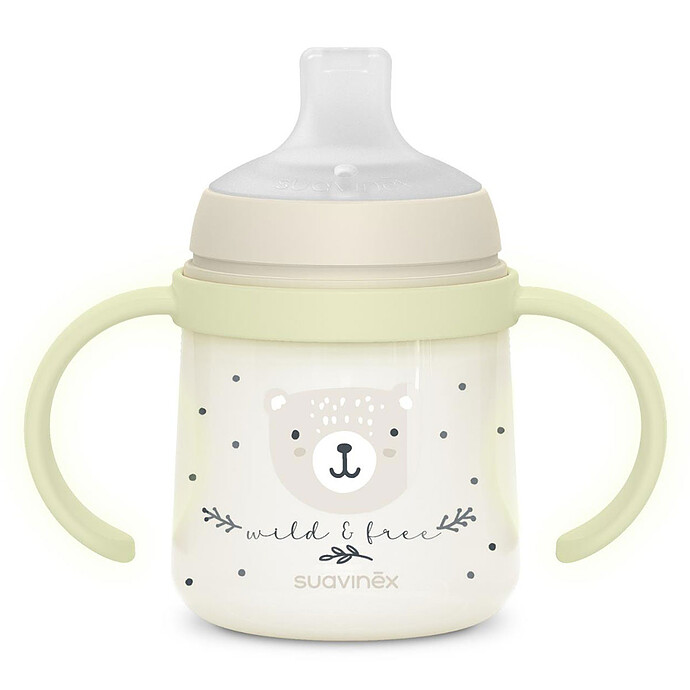 Avis Biberon à Anses Wild & Free Night and Day Beige - 150 ml 