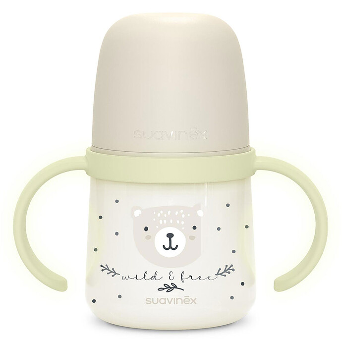 Achat Biberon à Anses Wild & Free Night and Day Beige - 150 ml 