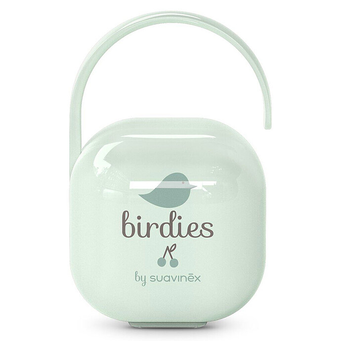 Pochette Sucette Duo Birdies - Vert Suavinex