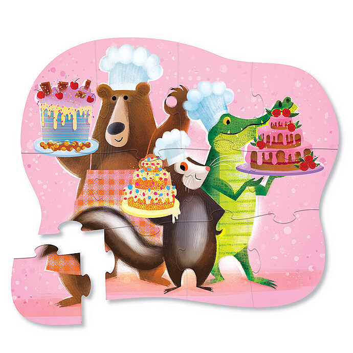 Mini Puzzle 12 Pièces - Sweet Treats Crocodile Creek