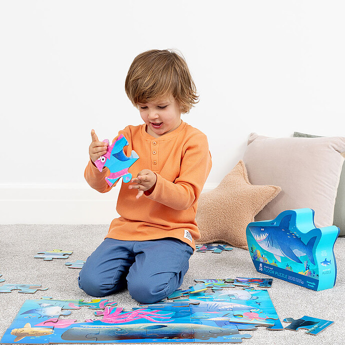 Maxi Puzzle 36 Pièces - Le Récif des Requins Crocodile Creek