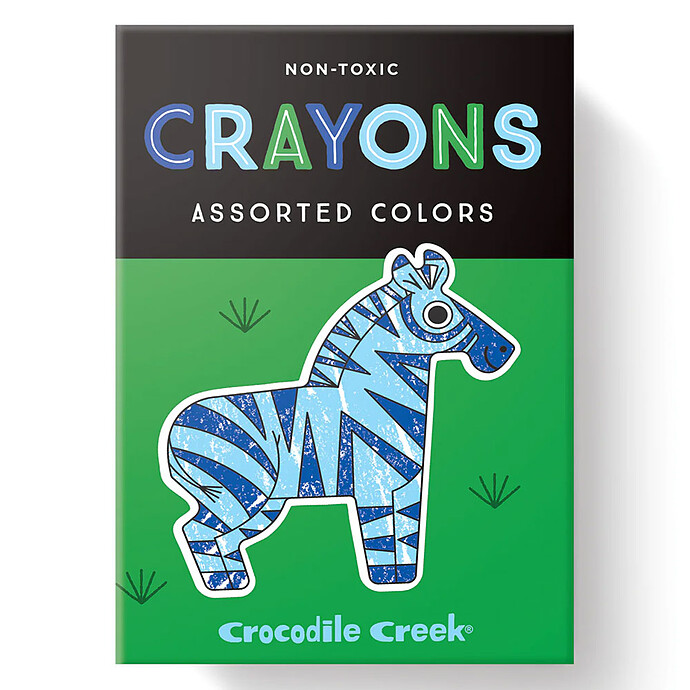 Autocollants à Colorier - Animaux Crocodile Creek