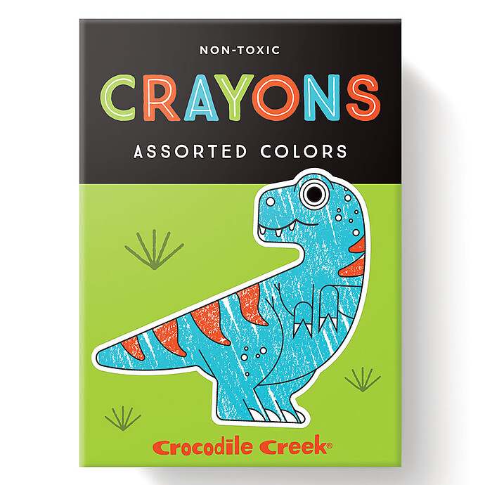 Autocollants à Colorier - Dinosaures Crocodile Creek