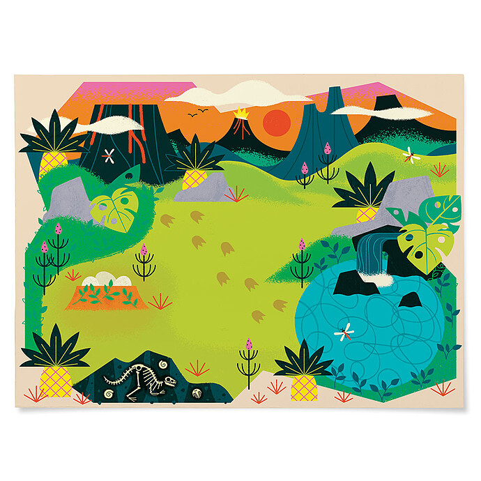 Achat Autocollants à Colorier - Dinosaures