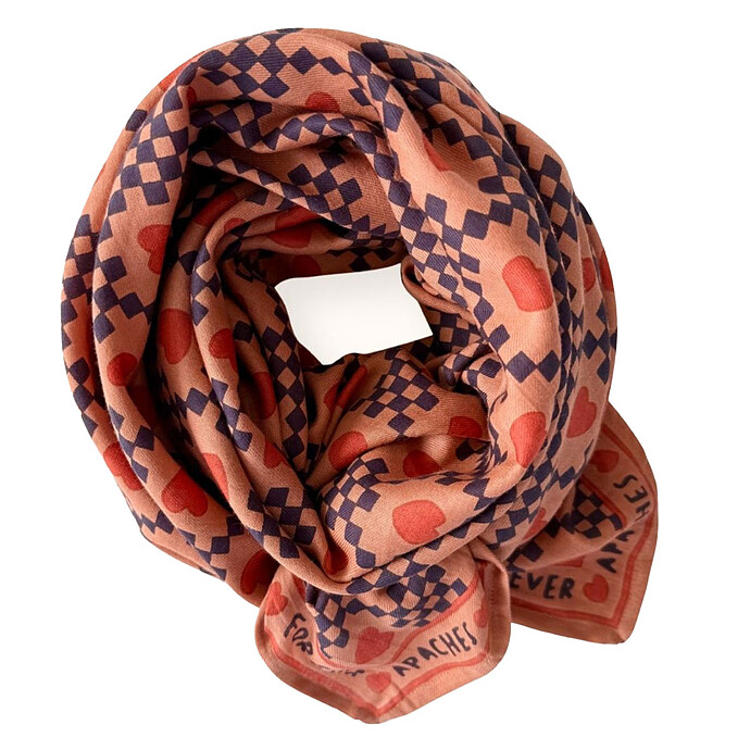 Big Foulard Latika Amor - Amor Rust  Apaches