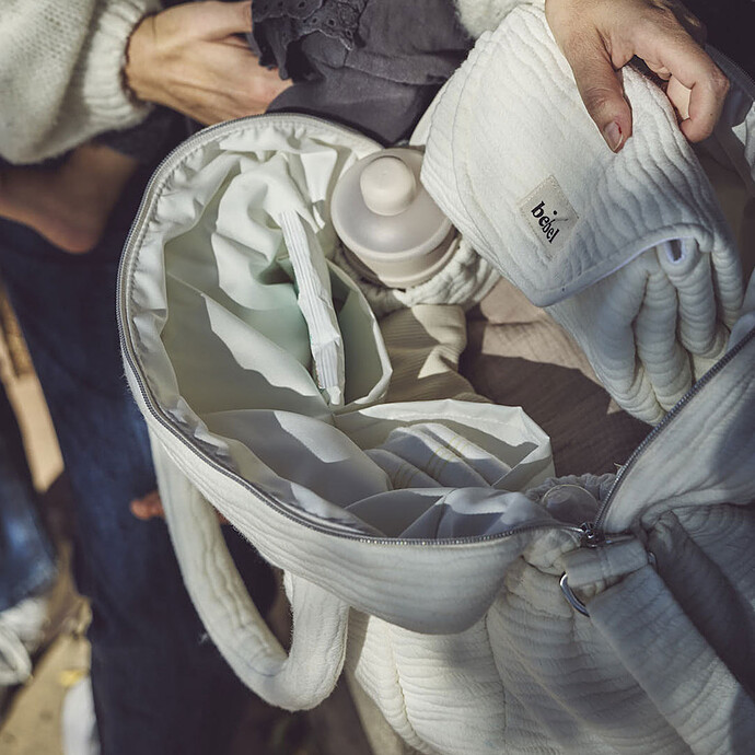 Matelas à Langer Wavy - Crème BEBEL