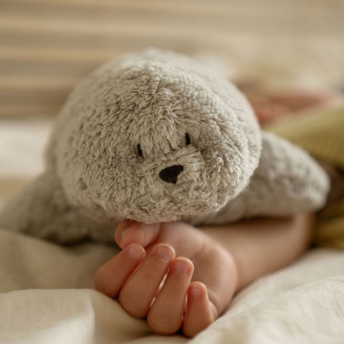 Avis Peluche Veilleuse Musicale Phoque - Gris