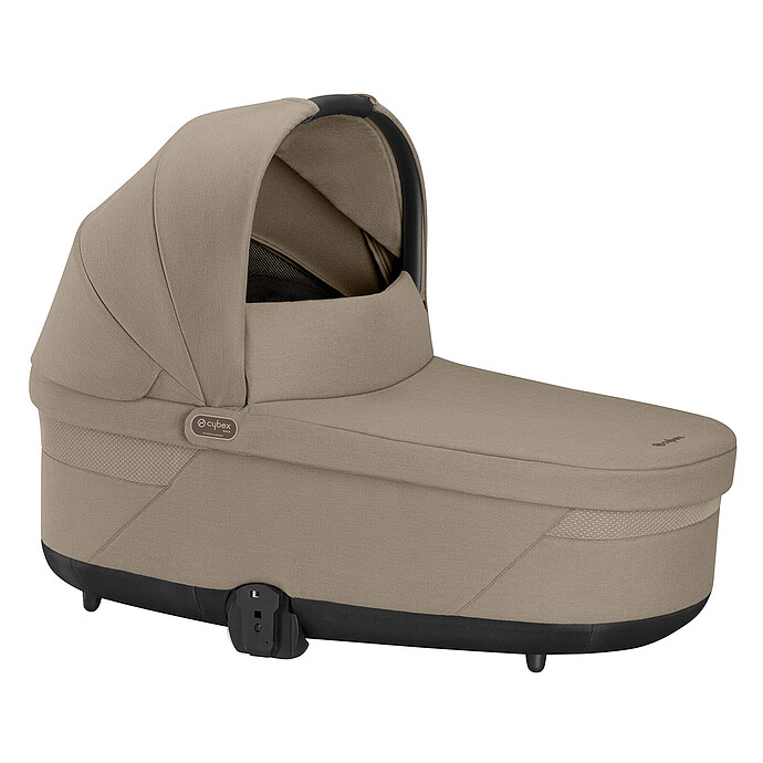 Poussette Trio Balios S Cadre Taupe - Siège Auto Cloud G Plus i-Size - Nacelle S Lux - Almond Beige Cybex