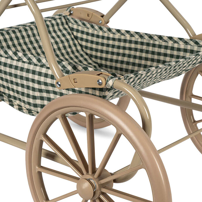 Landau pour Poupée Cheeky - Smoke Pine Check pas cher
