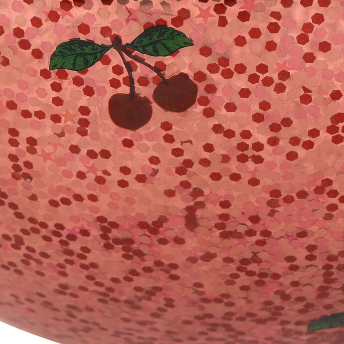 Ballon Sauteur Glitter - Cherry pas cher