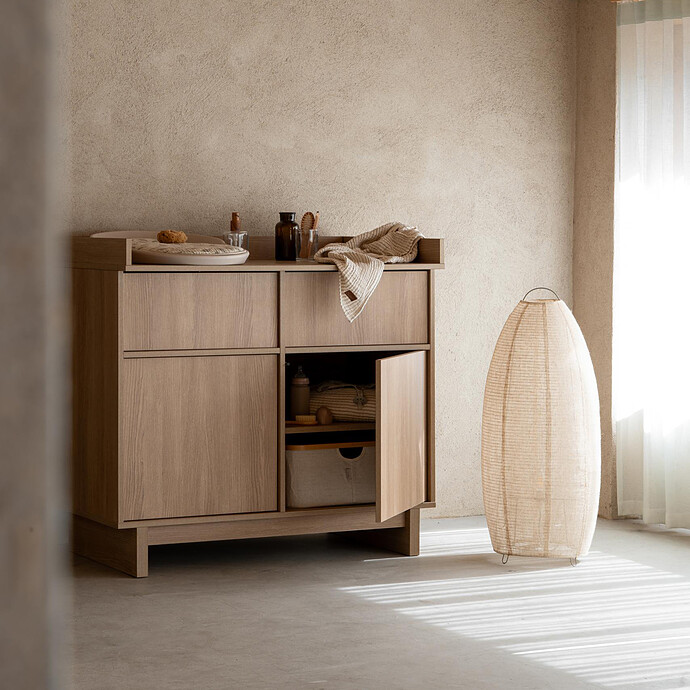Avis Panier de Commode et d'Armoire Kyo - Beige Natural