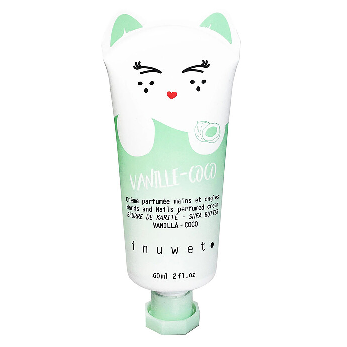 Crème Hydratante Mains et Ongles - Vanille Coco inuwet