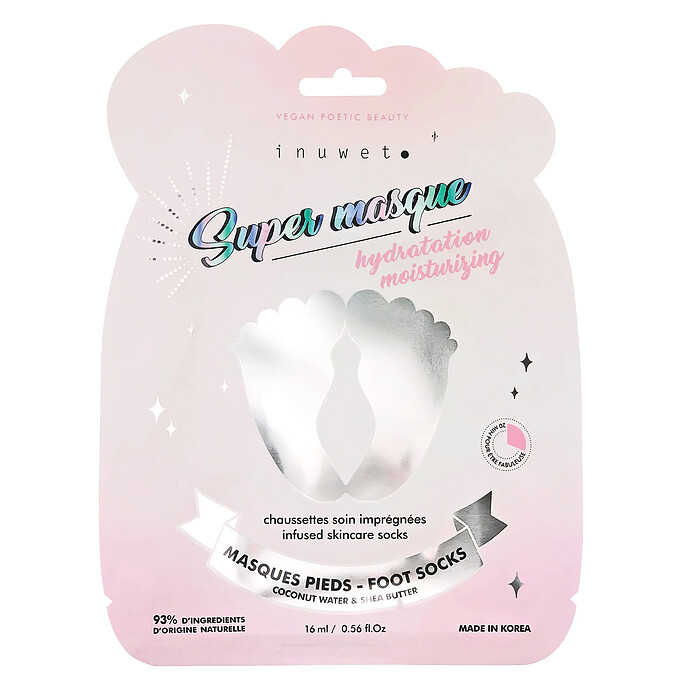 Masque Pieds Hydratant - 16 ml inuwet