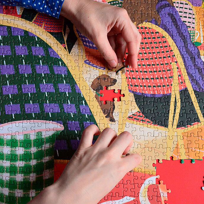 Puzzle Regarder les Gens pas cher