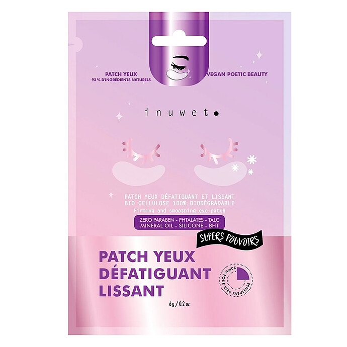 Patch Yeux Défatiguant et Lissant - 6 g inuwet