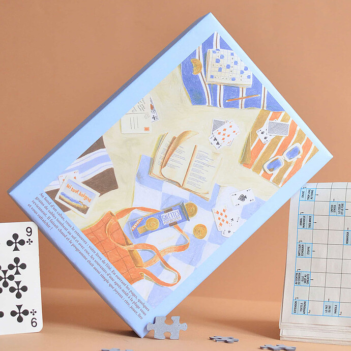 Puzzle Du Sable Entre les Pages Jour Férié