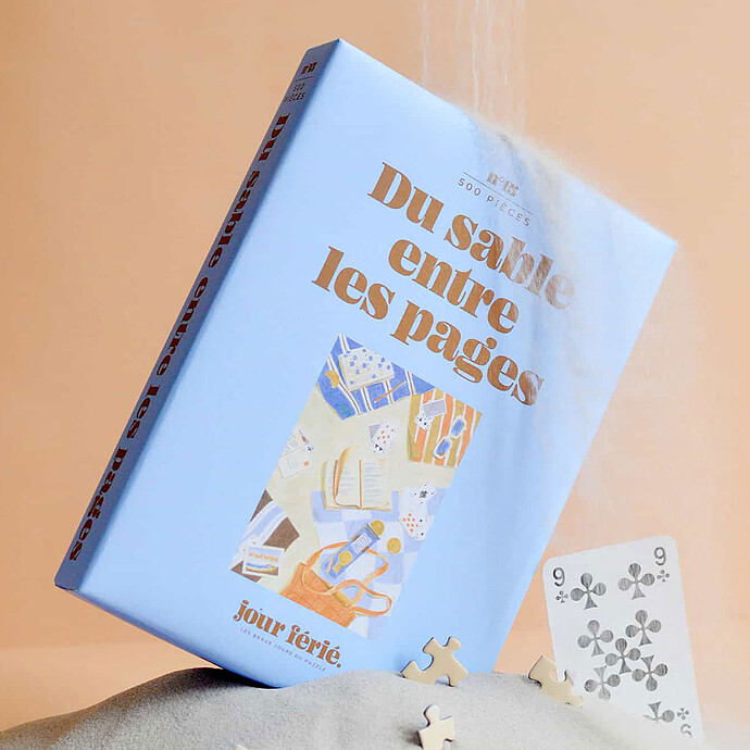 Puzzle Du Sable Entre les Pages Jour Férié